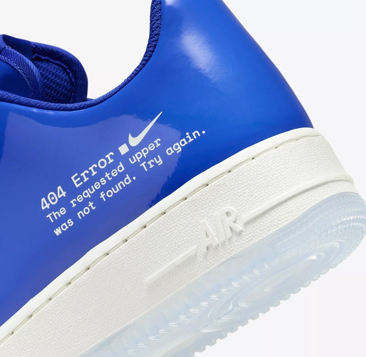 la .SWOOSH x Nike Air Force 1 Low "404 Error"