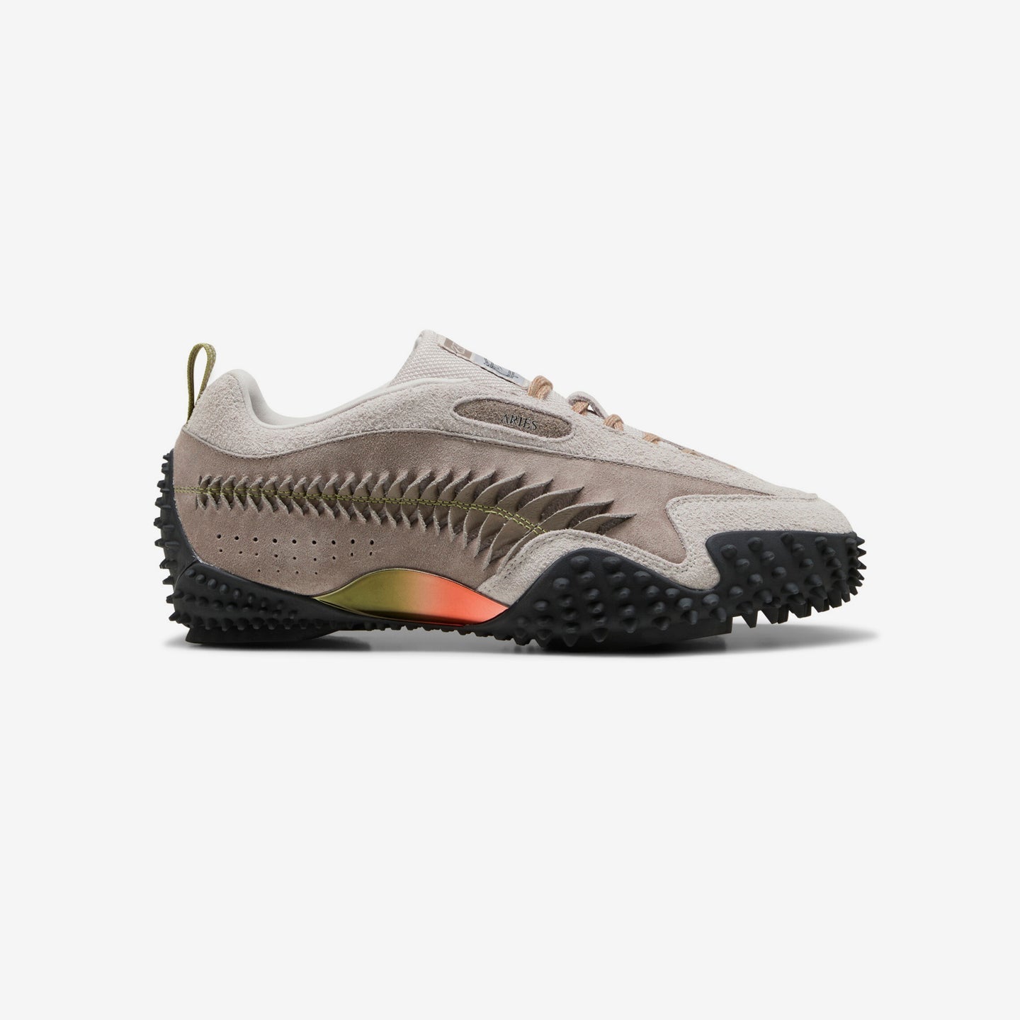 Puma x Aries Mostro Craft dans son coloris Ecru / Mouse Grey