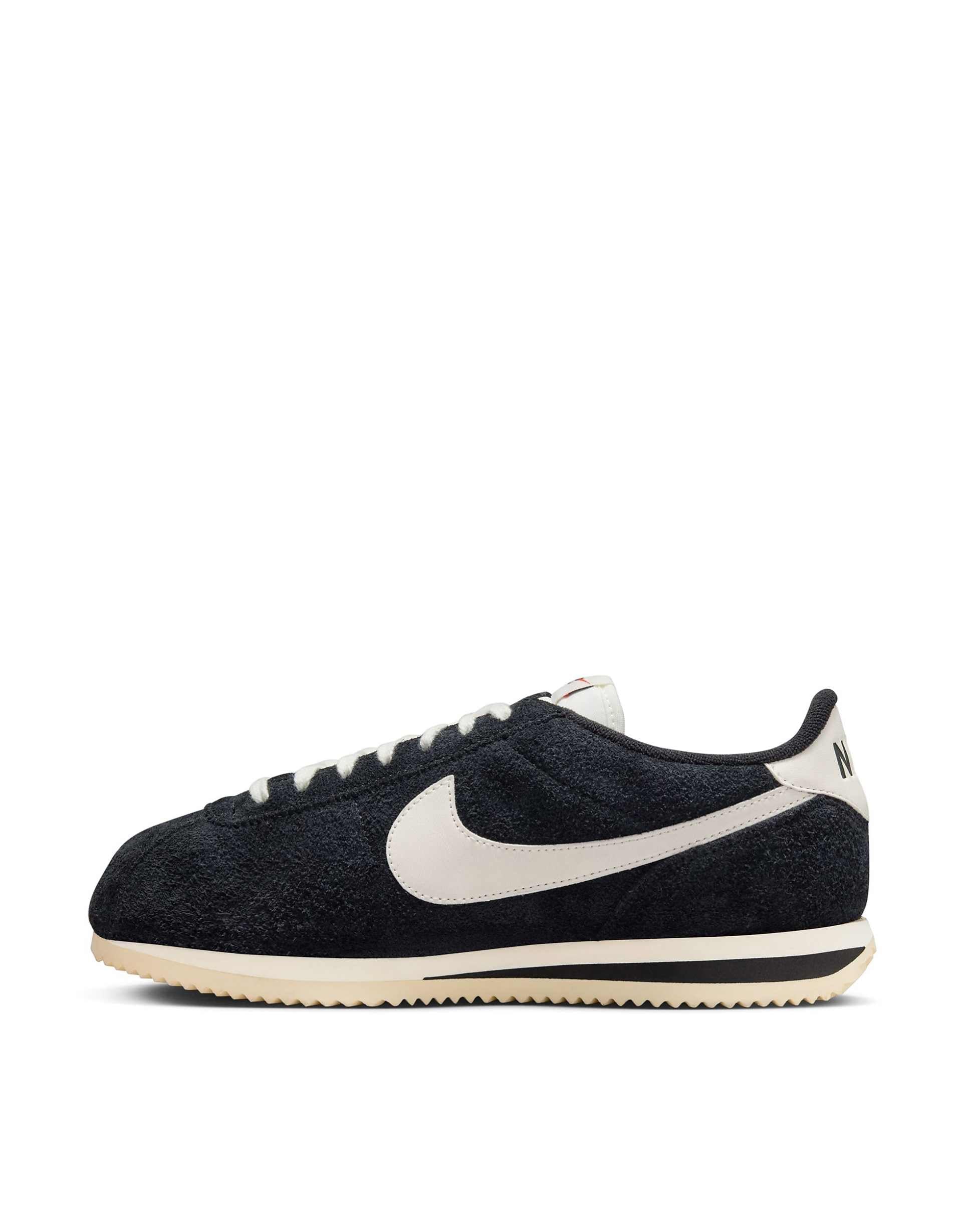 Nike Cortez Vintage Suede Black / Sail - Coconut Milk - Team Orange