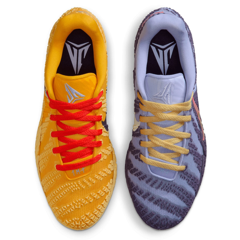 Nike Ja 3 « Hustle & Flow » (également connue sous le nom de « Channel 12 »). Il s'agit du troisième modèle signature de la star de la NBA Ja Morant, conçu par Nike Basketball.