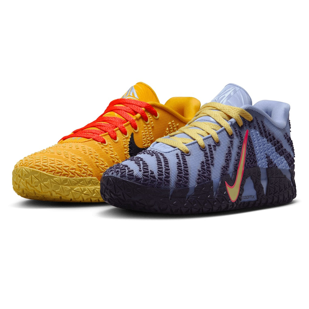 Nike Ja 3 « Hustle & Flow » (également connue sous le nom de « Channel 12 »). Il s'agit du troisième modèle signature de la star de la NBA Ja Morant, conçu par Nike Basketball.