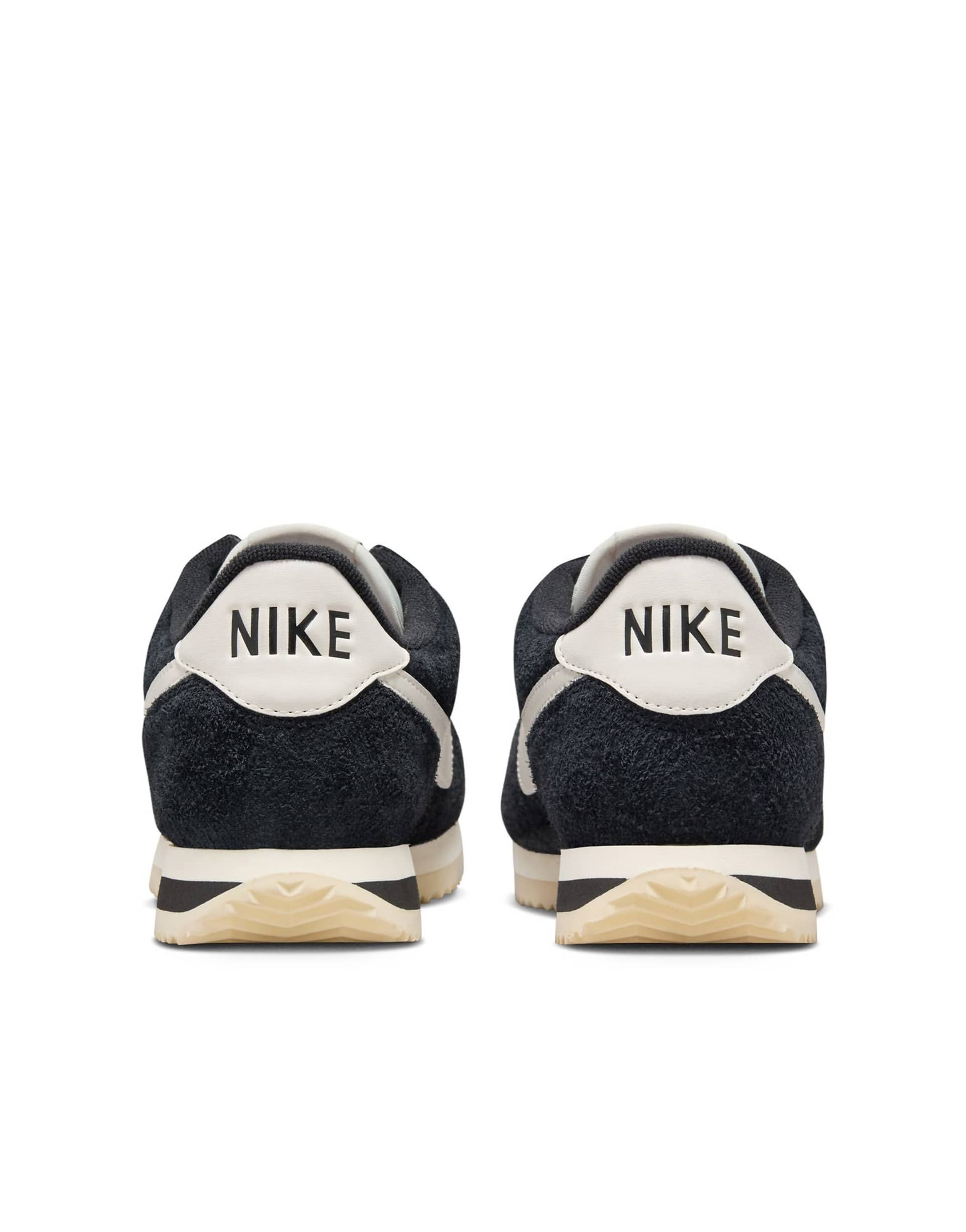 Nike Cortez Vintage Suede Black / Sail - Coconut Milk - Team Orange