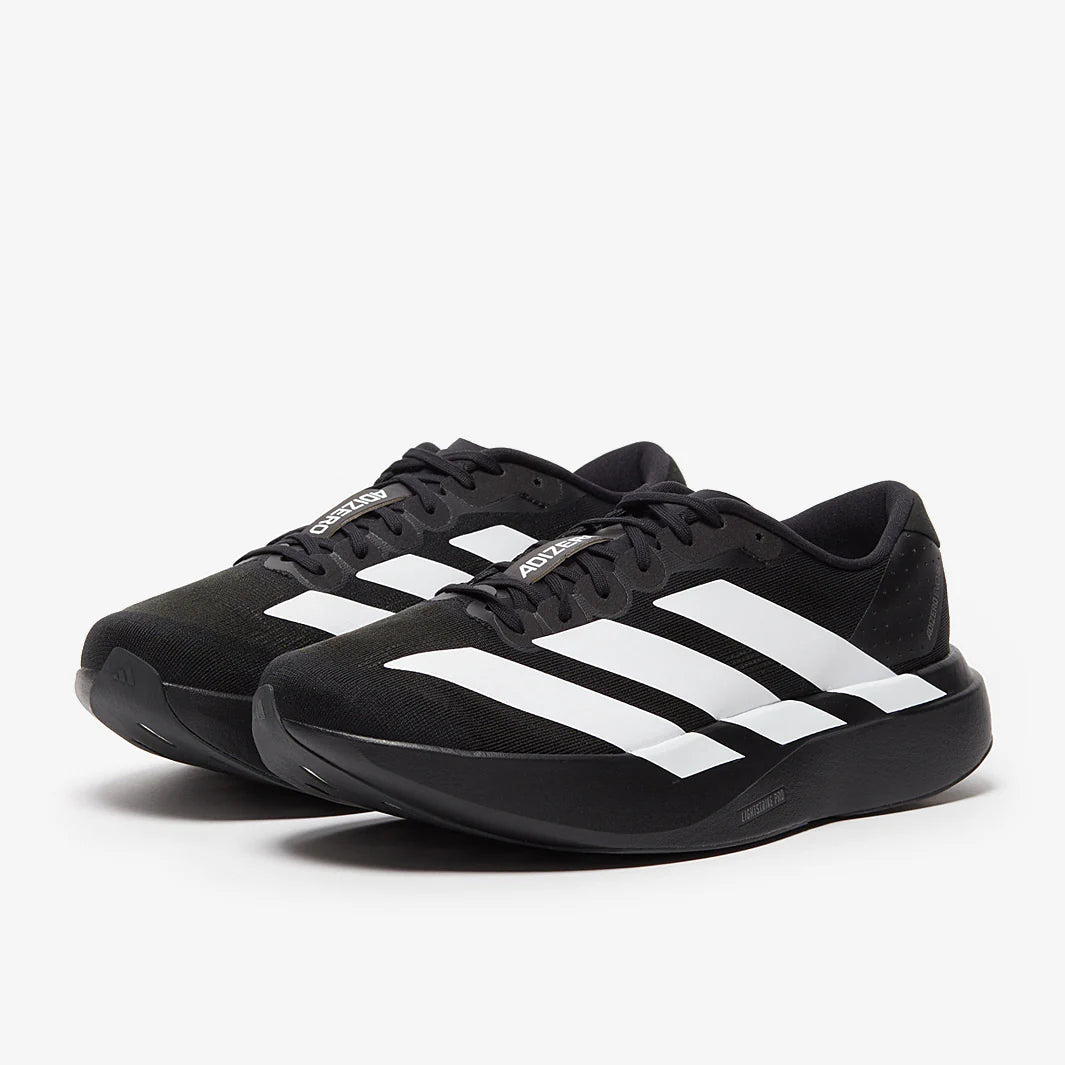 adidas Adizero Evo SL, un modèle de running ultra-léger conçu pour la vitesse et les entraînements rythmés.