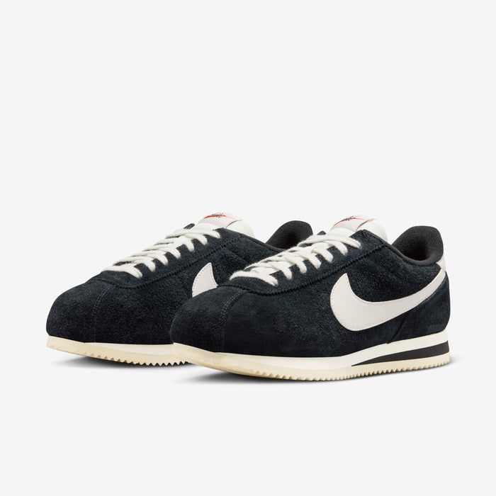 Nike Cortez Vintage Suede Black / Sail - Coconut Milk - Team Orange