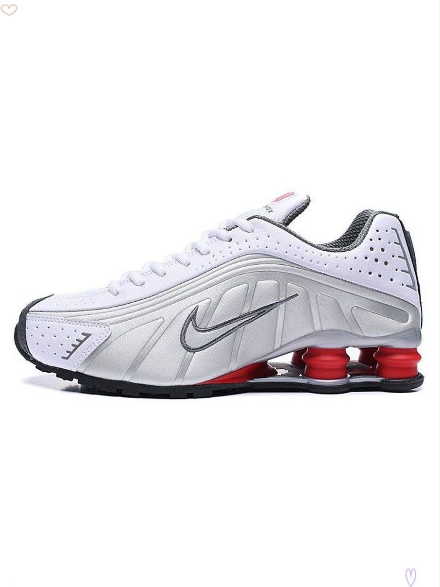 Nike Shox R4 Blanc et Argenté