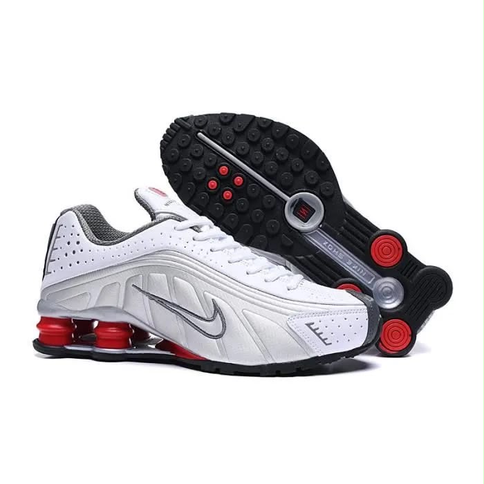 Nike Shox R4 Blanc et Argenté