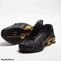 Nike Shox R4 Noir Metallic Doré