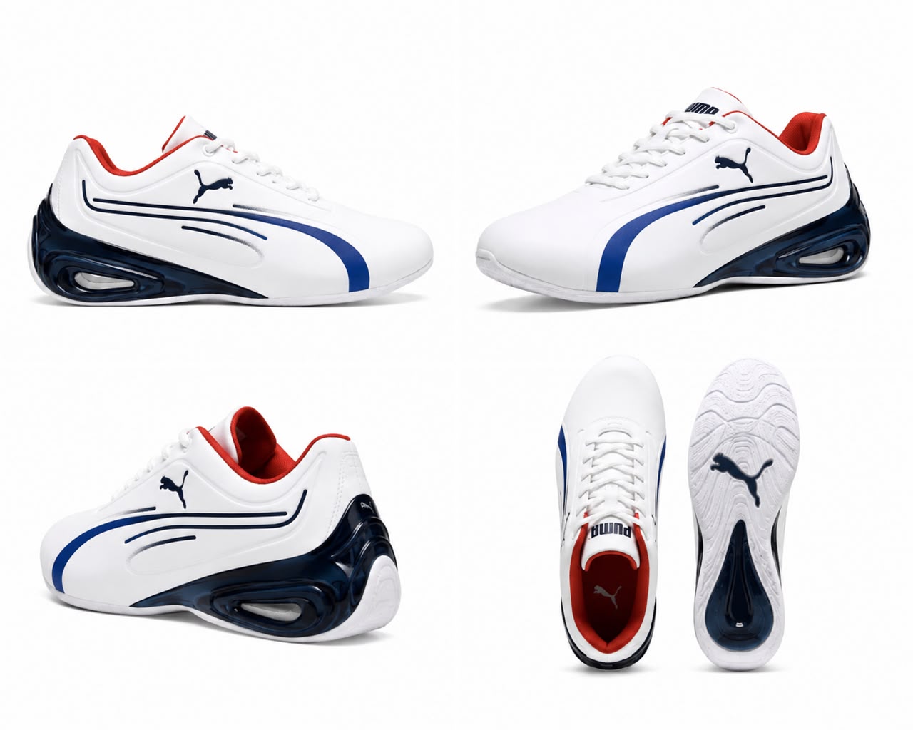 PUMA Future GT blanche et bleue